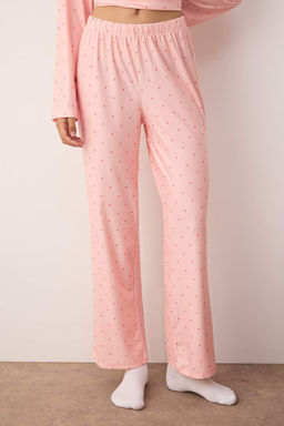 Somon Puantiyeli Yumusak Tuse Orme Pijama Tak?m? THMAW26PT00045 - Trendyolmilla фото 3