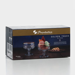 Набор стеклянных креманок ELYSIA, 250 мл, 2 шт