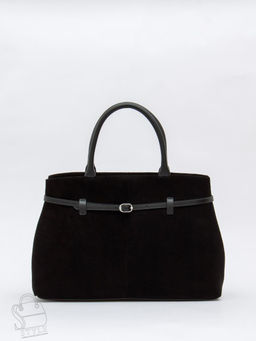 Сумка женская кожаная 8018-1S black Velina Fabbiano-Safenta