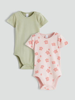 Bask?l? K?z Bebek ??t??tl? Body 2li