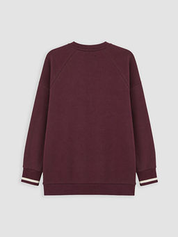 Bask?l? Oversize Kad?n Sweatshirt Tunik - Waikiki фото 3
