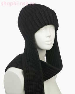 44353 F Ушанка женская флис (56-58)