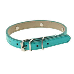 Ошейник Неон с лапками, 40 х 1,5 см, голубой - Пижон фото 2
