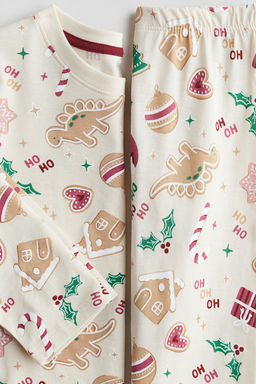 Printed cotton pyjamas - H&m фото 2