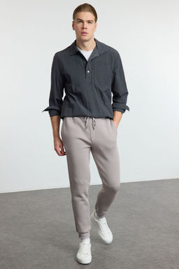 TRENDYOL MAN Indigo Regular/Normal Kesim Dikis Detayl? Kal?n Esofman Alt? TMNAW25EA00002 - Trendyolmilla фото 3