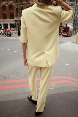 SHORT-SLEEVED TEXTURED BLAZER - Zara фото 5