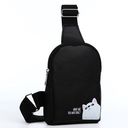 Сумка через плечо NAZAMOK What are you watching, 18х14х3 см  фото 4