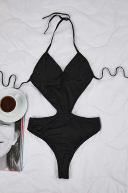 Siyah Micro Baglama Detayl? Body THMAW26BD00019 - Trendyolmilla фото 5