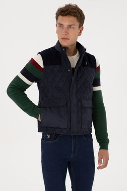 Erkek Lacivert Deri Yelek - U.s. polo assn фото 3