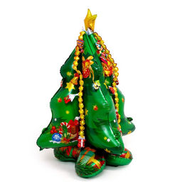 Воздушный шар фольгированный 48" «Большая ёлка, объёмная»