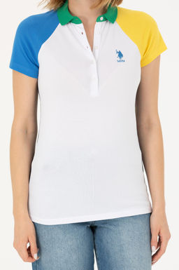 Kad_n Beyaz Polo Yaka Ti__rt - U.s. polo assn фото 6