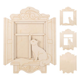 Заготовка для декорирования Mr. Carving ВД-1282 3D Раскраска фанера 13.5 x 17 x 0.3 см