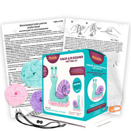 Набор для вязания Miadolla AMG-0129 Жизнерадостная улитка