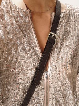 Сумка через плечо Azaro 3684 темно-коричневая