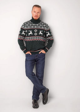 MGW451410 Джемпер муж. (ЧЗ)