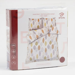 Постельное бельё Этель евро Foliage 200 *217 см, 220*240 см, 70*70 см -2 шт, бязь фото 6