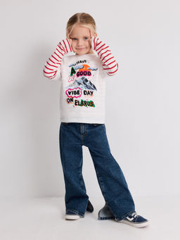 ACOOLA / Футболка детская для девочек Soroka белый