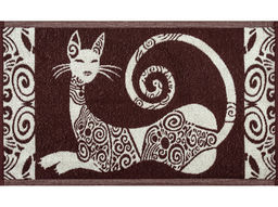 Полотенце махровое 6с104.411ж1 Анжелина (шоколад) 67х40см