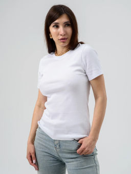 Футболка Хлопок 95% лайкра 5% рубчик Кашкорсе