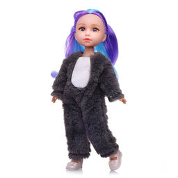 Кукла "Кира" в костюме зайчика, в коробке