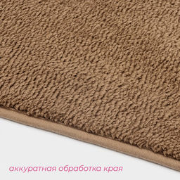 Коврик для дома Доляна Нина, 50?80 см, коричневый  фото 4