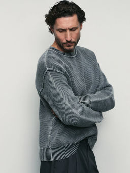 Джемпер с эффектом garment dye / Zarina