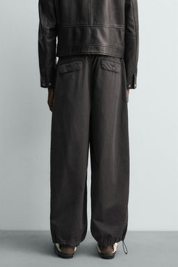 PANTAL?N RELAXED FIT ALGOD?N AARON LEVINE X ZARA / Negro  фото 3