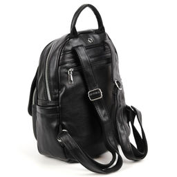 Женский рюкзак из эко кожи Z166-5 Черный - Cidirro фото 3
