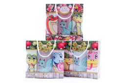 Набор салфеток микрофибра Встреча 002-251,F-614 в сумочке 6шт.