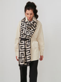 Большой, мягкий, тонкий и очень нежный двусторонний палантин - Tantino фото 4