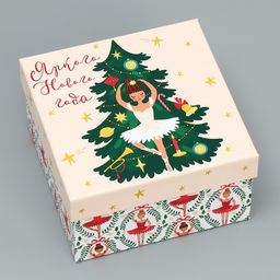 Набор новогодних подарочных коробок 10 в 1 «Щелкунчик», 10×10×6 – 28×28×15 см