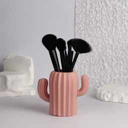 Подставка для хранения косметики «Кактус», 11.5×13×7 см, МИКС