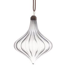 Украшение новогоднее "Капля", L11 W11 H13 см