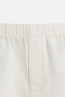 100% HEMP BERMUDA SHORTS - Zara фото 19