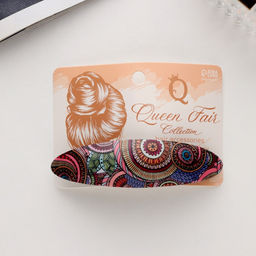 Цена за 2 шт. Заколка-автомат для волос "Сильва" весна узоры, 9,5 см, микс