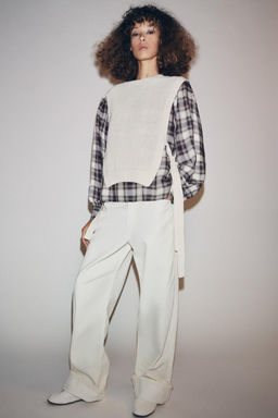 CHECK SHIRT WITH WAISTCOAT