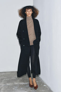 WOOL BLEND COAT ZW COLLECTION LIMITED EDITION - Zara фото 3