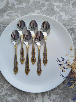 Упаковка 12шт. / Ложка чайная М-3 Тройка ЛНТП СЧ-60/57л г. Павлово /ПЗХМ/  фото 6