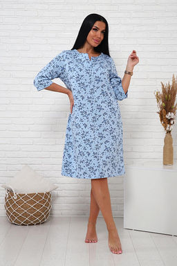 Сорочка теплая, футер с начесом (01035) - Плиона фото 47