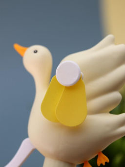 Портативный механический ручной вентилятор Funny goose, white