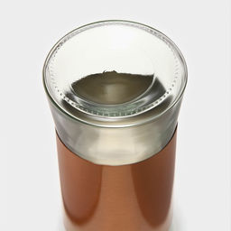 Солонка «Стиль», 150 мл, 5.5×8 см, стекло, цвет бронзовый