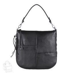 Сумка женская кожаная 9653Y black Polina&Eiterou фото 3