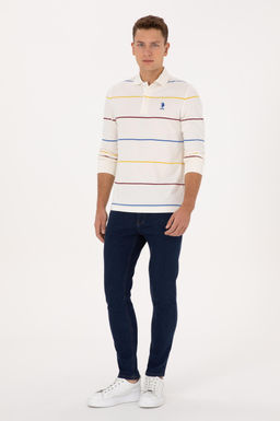 Erkek Krem Sweatshirt