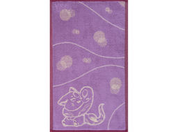 6с104.411ж1 Оки-Доки(фиалка3) Полотенце махровое 67х40см