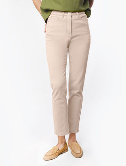 D54.130 Джинсы женские светло-бежевый