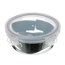 Контейнер для продуктов на защелках 600мл. круглый VETTA жаропрочное стекло арт. 825-013