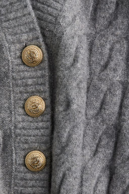 Cardigan en punto trenzado - H&m фото 6