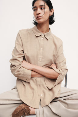 Camisa en franela de algodon - H&m фото 2