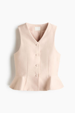 Chaleco con escote de pico y peplum - H&m фото 2