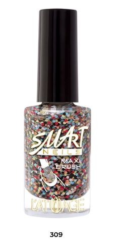 Latuage Лак для ногтей Эффекты тон 309 разноцветные точки 9мл